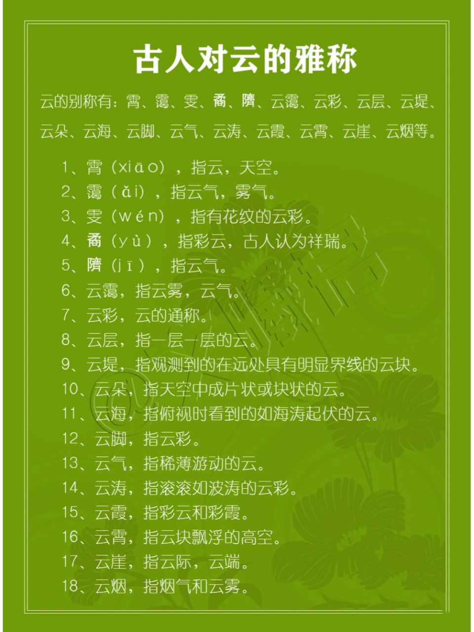 云和雲的区别 云和什么有关系 