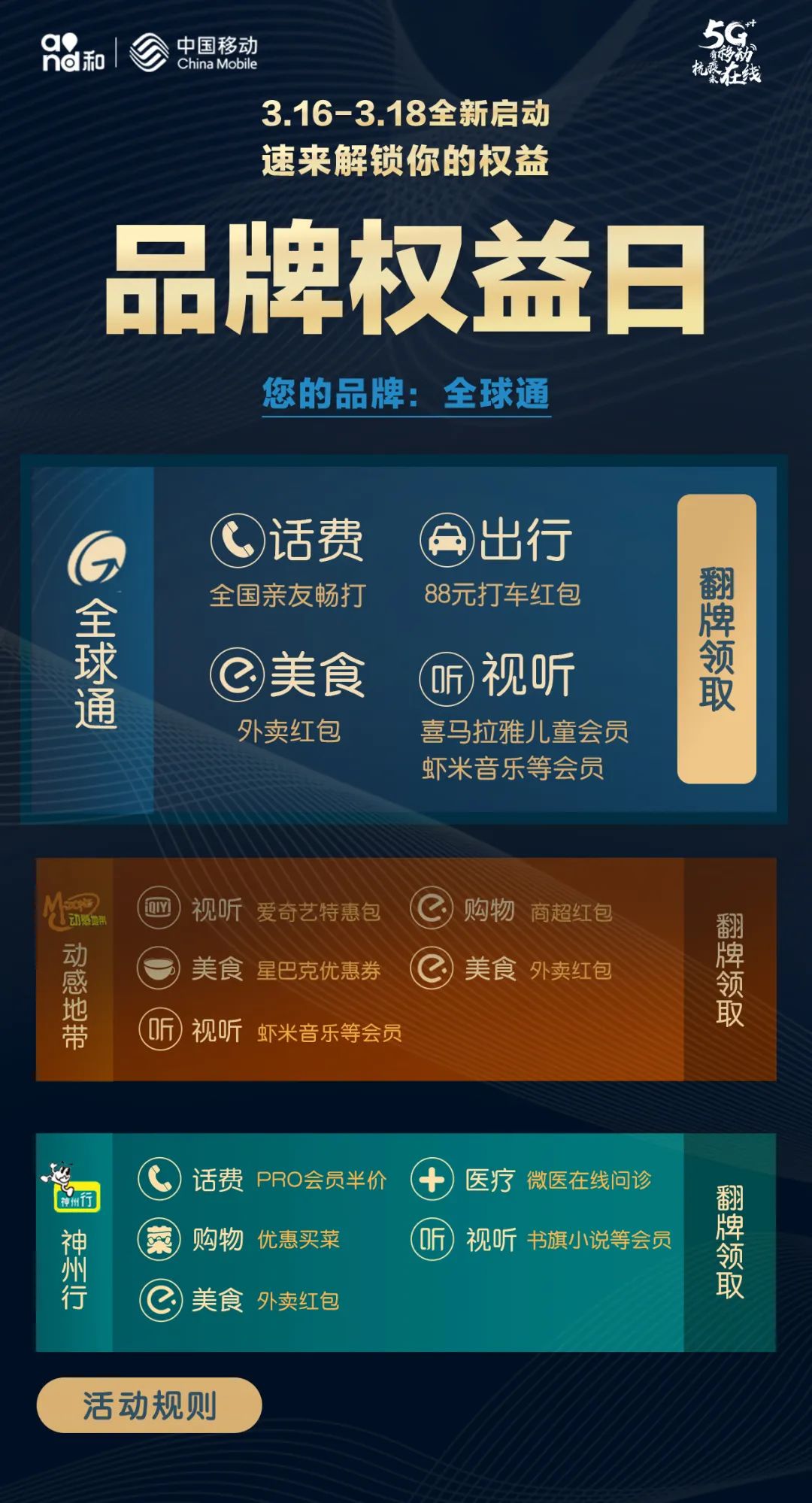全球通跟动感地带有什么区别 全球通可以办动感地带的套餐吗 