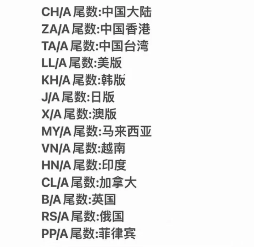 港版美版国行区别 港版美版国行区别图片 