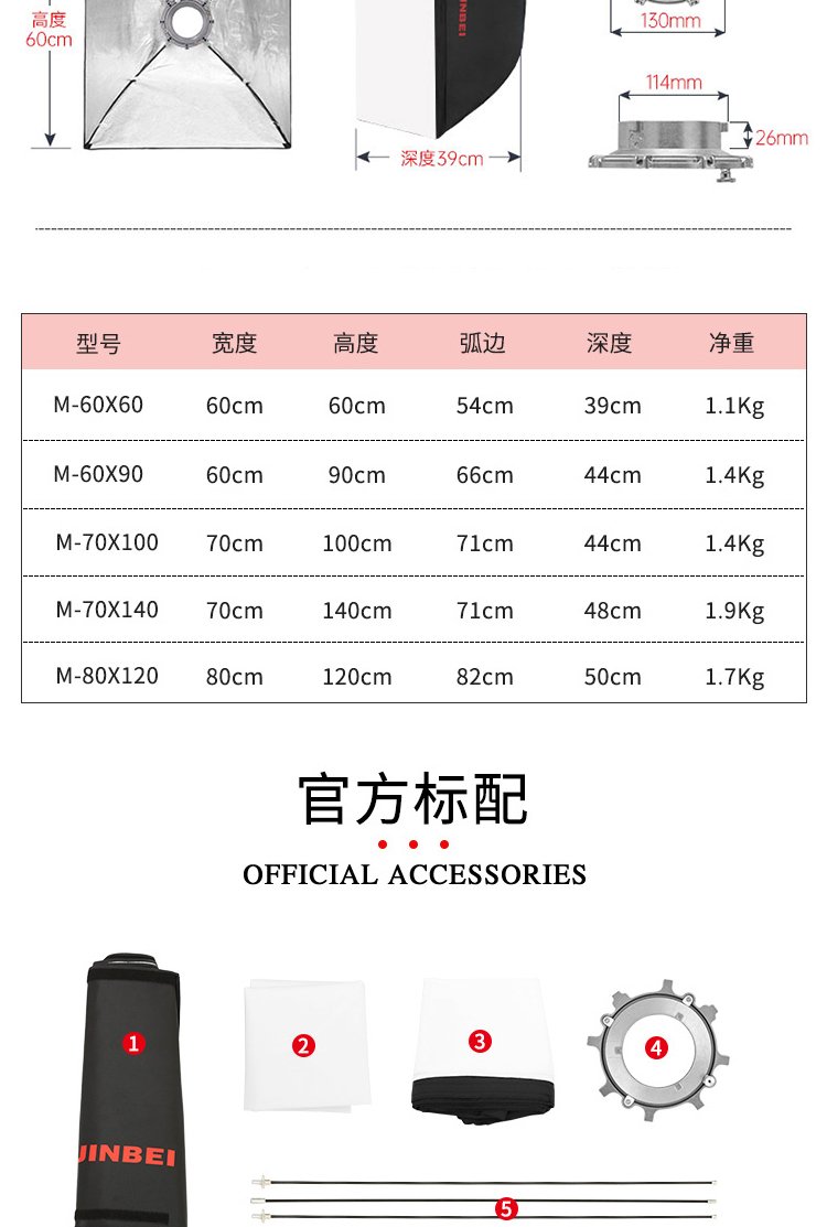格栅柔光箱区别 长条格栅柔光箱作用 